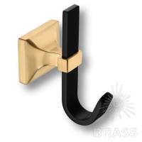 737 Hook Matt Gold-Matt Black Крючок мебельный, сатинированное золото/чёрный