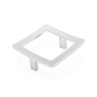 Ручка-кнопка Vintage Frame 11.3730.38 хром 64, 74х74 мм, Metakor