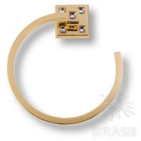 3510-72-003 Держатель для полотенец, латунь с кристаллами Swarovski, глянцевое золото
