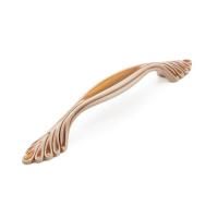 Ручка-скоба WMN742.128.00W3, белая с медной патиной, 128мм, Giusti