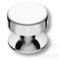 4238 002MP02 Ручка кнопка, глянцевый хром