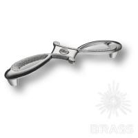 15.172.96.07 SWA DIA Ручка скоба с кристаллом Swarovski, глянцевый хром 96 мм
