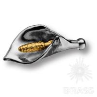 LALE-51-GOLD Ручка кнопка, глянцевый никель
