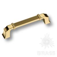 546-96-Gold Ручка скоба, глянцевое золото 96 мм