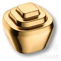 4180 016MP11 Ручка кнопка, глянцевое золото 16 мм