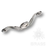 275-160-Chrome Ручка скоба с кристаллом, глянцевый хром 160 мм