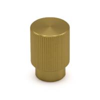 Ручка кнопка ARPA, 0583022L291, брашированная латунь, d22 мм, Viefe