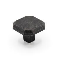 Ручка-кнопка WPO752.000.00Т2 черное железо, Giusti