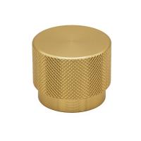 Ручка-кнопка GRAF BIG, 0486038L291, брашированная латунь, D38 мм, Viefe