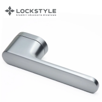 Ручки дверные LOCKSTYLE AKIK MOV цвет CBM (матовый хром)