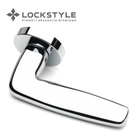 Ручки дверные LOCKSTYLE KAYA ZR CR (глянцевый хром)