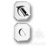 9162 MP02 WC ROSETTE Накладка с поворотной кнопкой, глянцевый хром (комплект 2 шт)