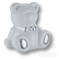 Т1B Teddy Ручка кнопка Мишка, иний/серебро