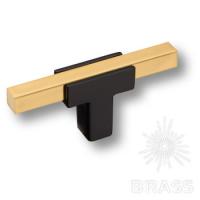 67-Matt Black/Matt Gold Ручка кнопка, матовый чёрный/матовое золото