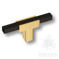 67-Matt Gold-Matt Black Ручка кнопка, сатинированное золото/чёрный
