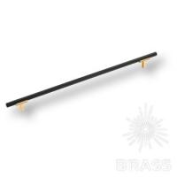 776-320-Matt Gold-Matt Black Ручка рейлинг, сатинированное золото/чёрный 320 мм