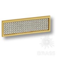 7167.0064.027.087 Ручка скоба с кристаллами Swarovski эксклюзивная коллекция, матовое золото 64 мм