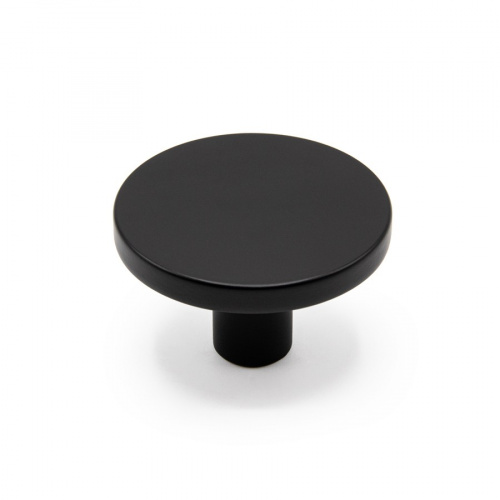 Ручка-кнопка COMO BIG, 0168041ZM2, матовый черный, D41 мм, Viefe