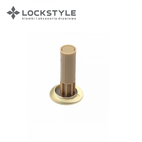 Дверной ограничитель магнитный, скрытый LOCKSTYLE модель STOPPINO Mod. 2 GOLD (матовое золото), 7 мм