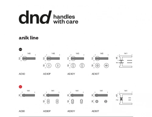 Дверная ручка Anik Line PVD-BG DND handles античное глянцевое золото