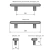 Ручка WMN692.320.006C, латунь, 320мм, Giusti