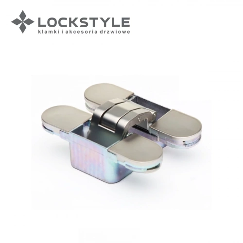 Петля скрытая 3D LOCKSTYLE модель ECLIPSE 2.0 комплект MATT NICKEL (матовый никель)