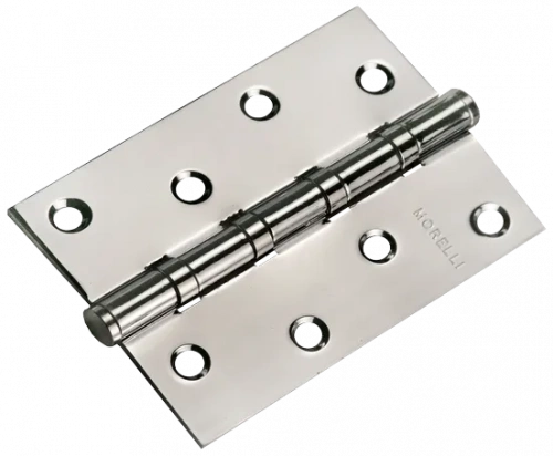 MS 100X70X2.5-4BB SN, петля стальная универсальная 1шт.,  цвет бел.никель
