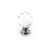 Ручка-кнопка Crystal 22012.00.38S стекло (гранка), хром, D30, Metakor
