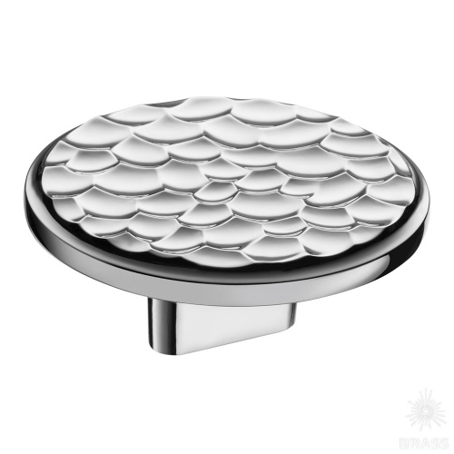 4195 016MP02 Ручка кнопка, глянцевый хром 16 мм