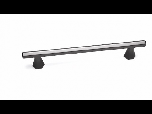 Ручка-скоба CEBI A5108 300 мм MP27 (черный матовый никель) серия THOR