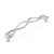 Ручка UR26-G4-SW3/128 Tessere, хром, с кристаллами Сваровски, Gamet