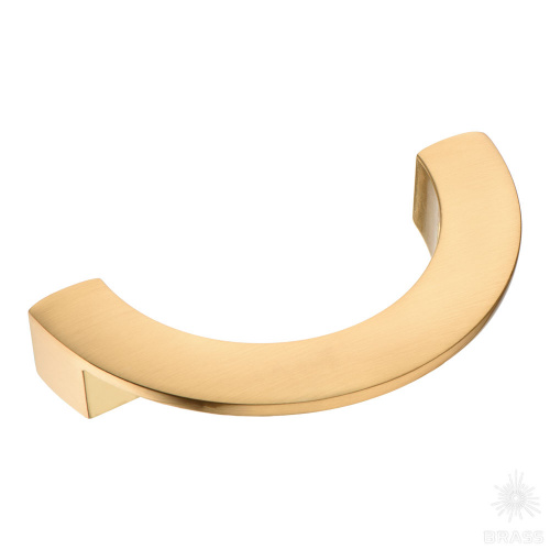 5430 Scratched Gold Ручка скоба, сатинированное золото 96 мм