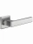 Дверная ручка DND handles Quattro 02 ZCS — на квадратной розетке, хром матовый Дверная ручка DND handles Quattro 02 ZCS — на квадратной розетке, хром матовый