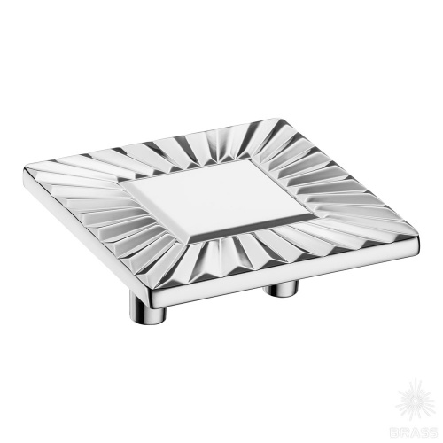 4205 032MP02 Ручка кнопка, глянцевый хром 32 мм