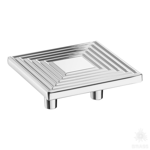 4203 032MP02 Ручка кнопка, глянцевый хром 32 мм