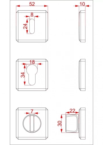 Фиксатор CEBI WC CARLI MP24 (черный)
