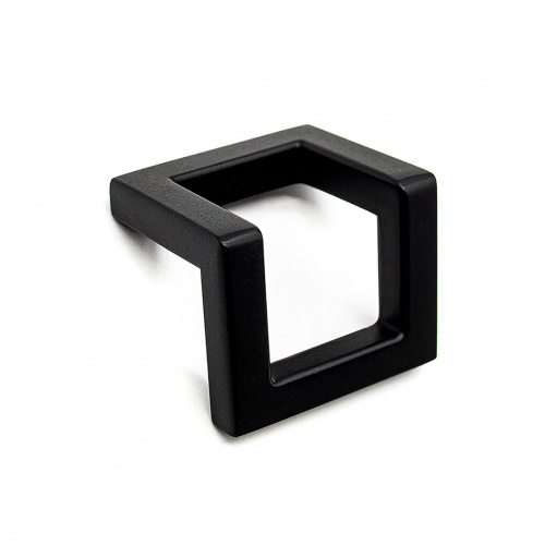 Ручка-кнопка Frame 11.4157.12, черный матовый лак, 32/40, Metakor