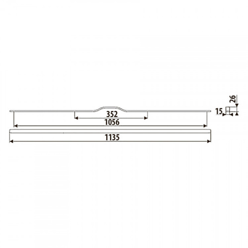 Ручка UA130-352-1056/1135-L36, черный суперматовый, Gamet