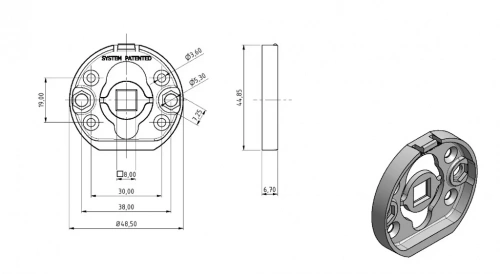 FOSIL SQ CBM